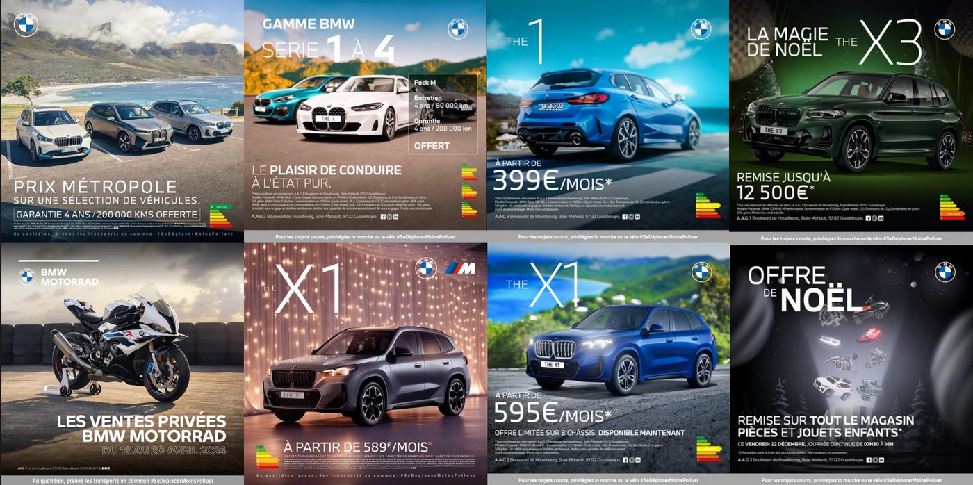 BMW & MINI Guadeloupe : Campagnes réseaux sociaux